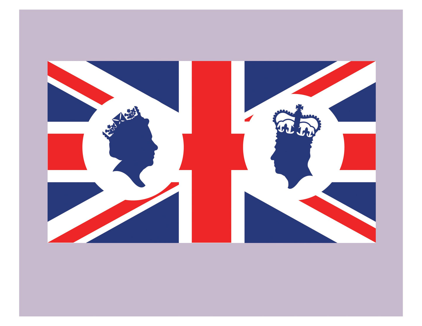 UK Flag - Charles / Elizabeth