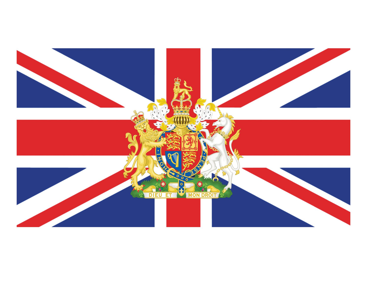 UK Flag - Coat of Arms