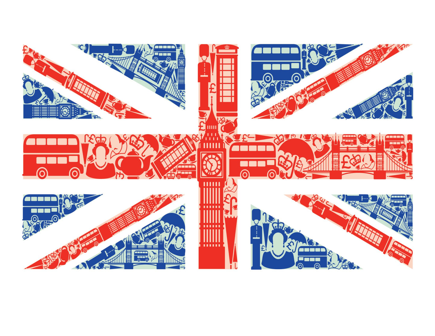 UK Flag - Illustrated