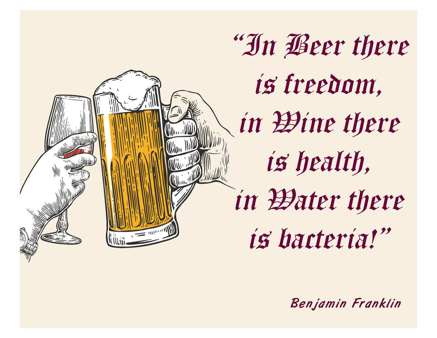 Beer is Freedom, Wine is Health