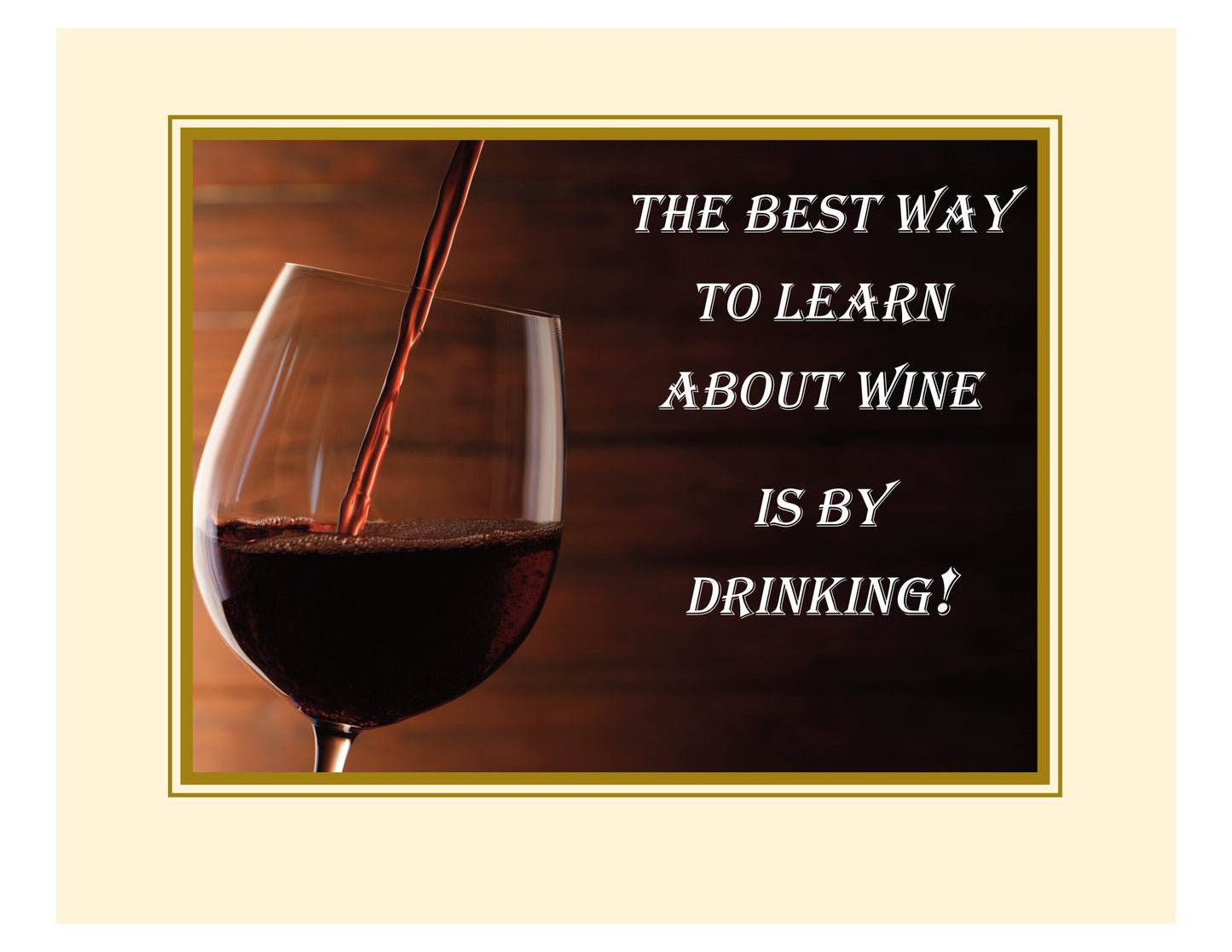 Learn by Drinking