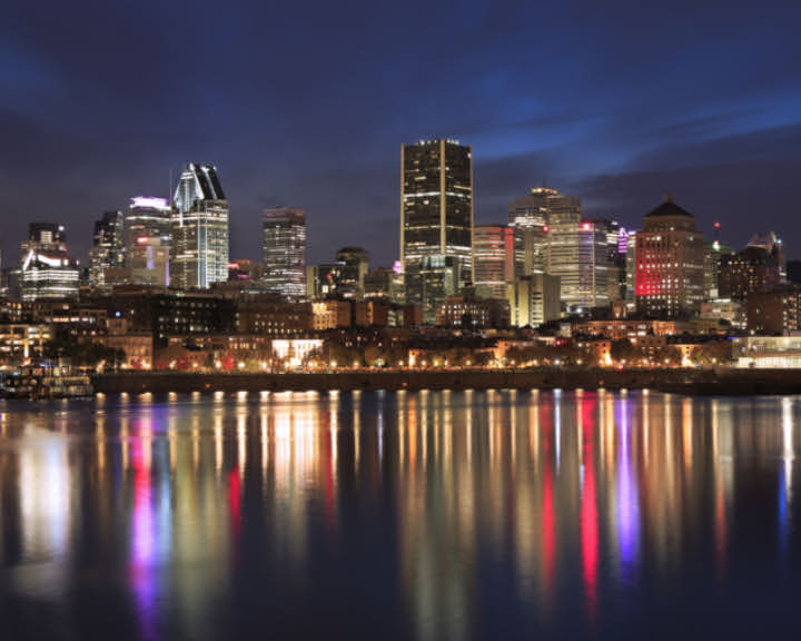 Montreal Skyline at Night