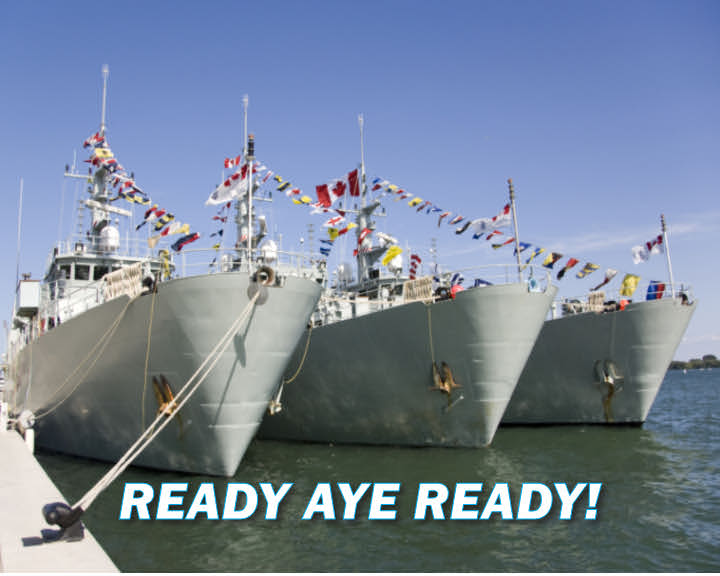Canadian Navy Ready Aye Ready