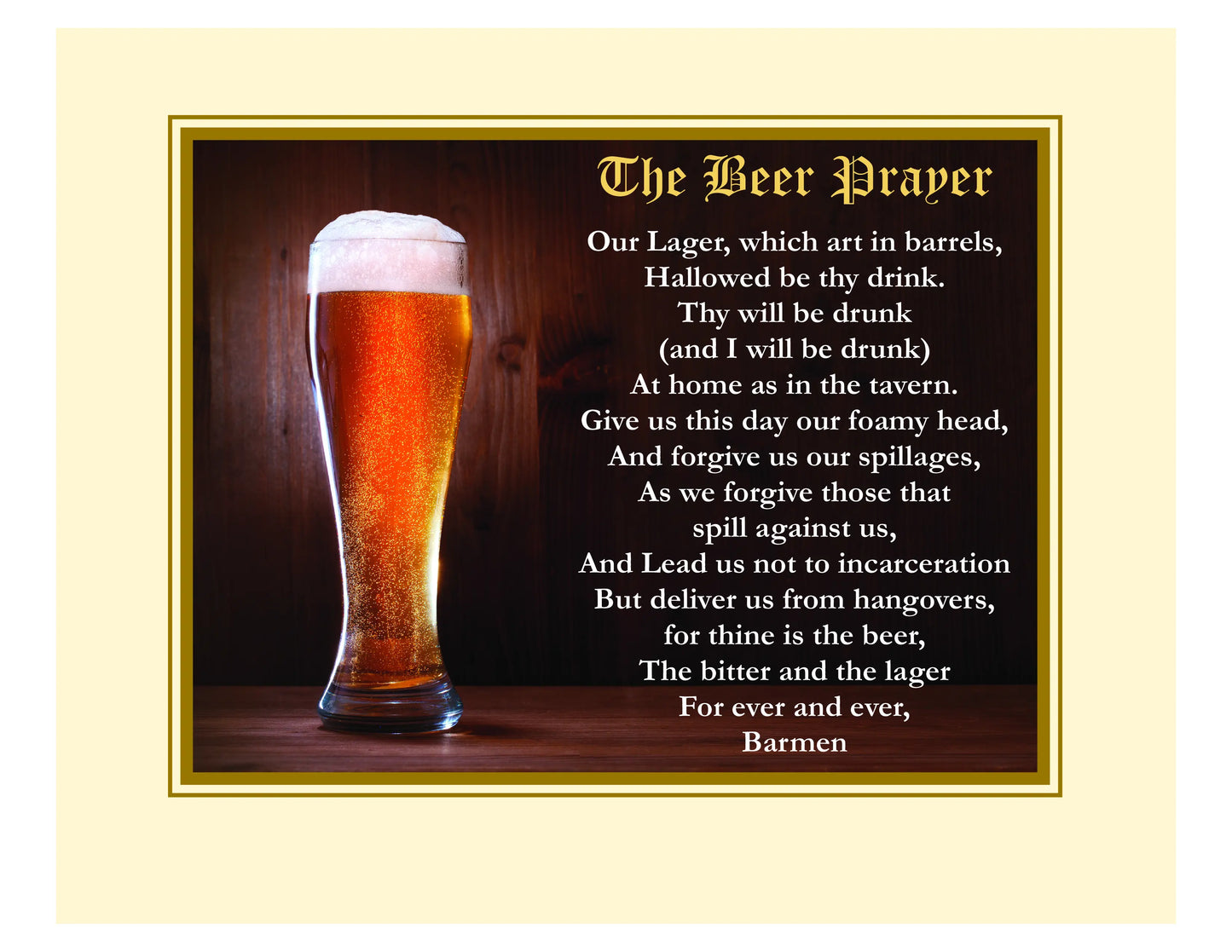 Beer Prayer