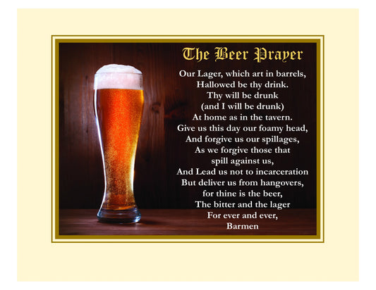 Beer Prayer