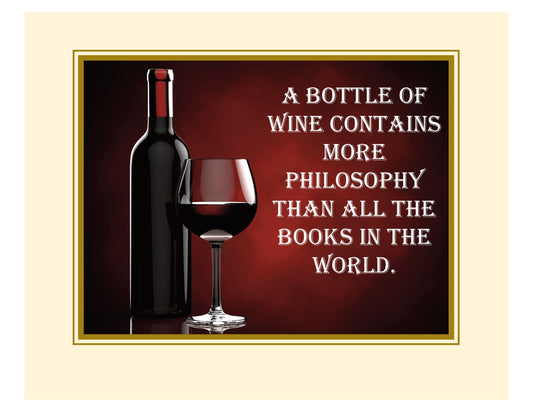 Philosophy of Wine