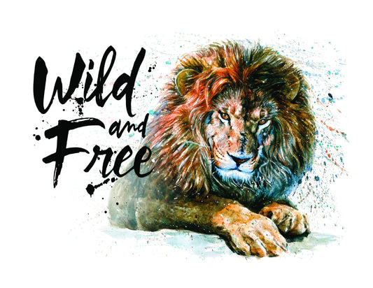 Wild & Free Lion